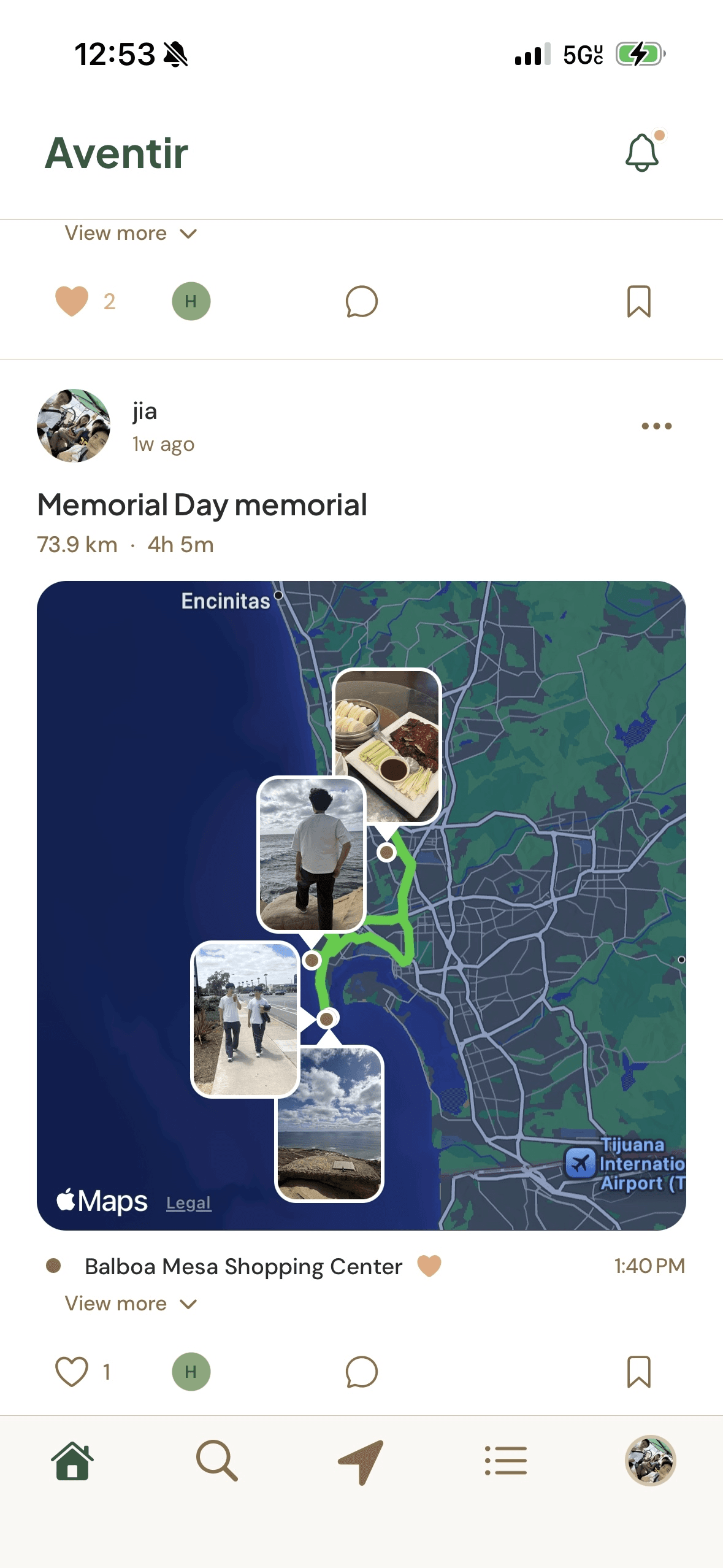 Aventir social feed